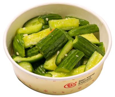 Cucumber Salad
                        w. Garlic Vinaigrette